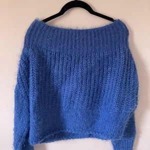 Off the shoulder sweater